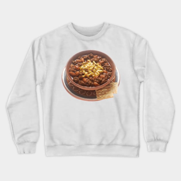 Bowl of Chili Crewneck Sweatshirt by Bravuramedia